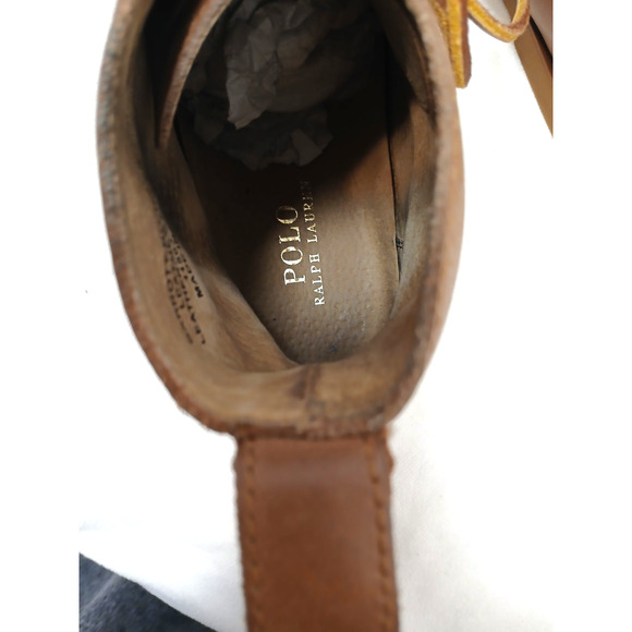 Polo Ralph‎ Lauren Barrott Chukka Boots Mens Sz 12D Reddish Brown Leather Lace main image 4